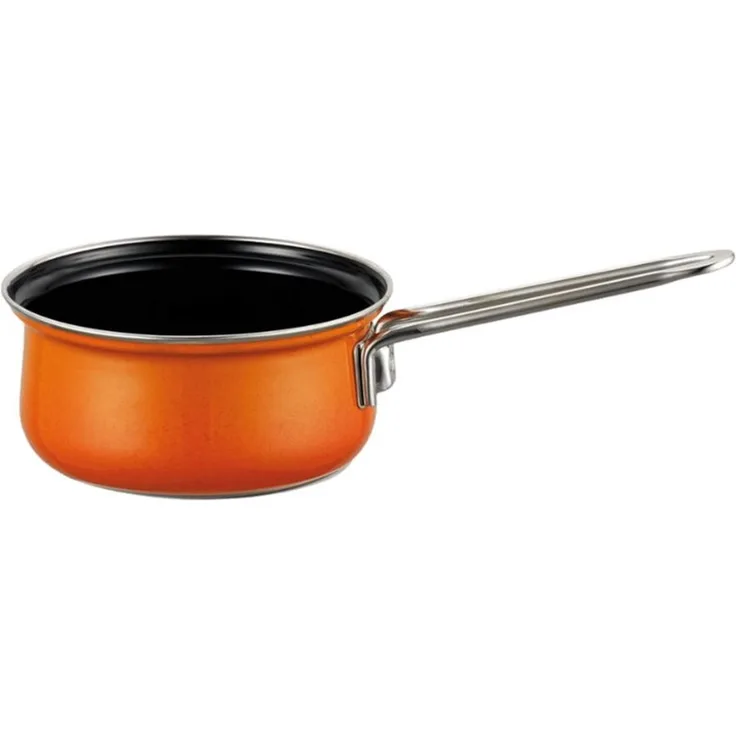 Riess Corall Pfanne 1 L Orangefarbener Emailletopf
