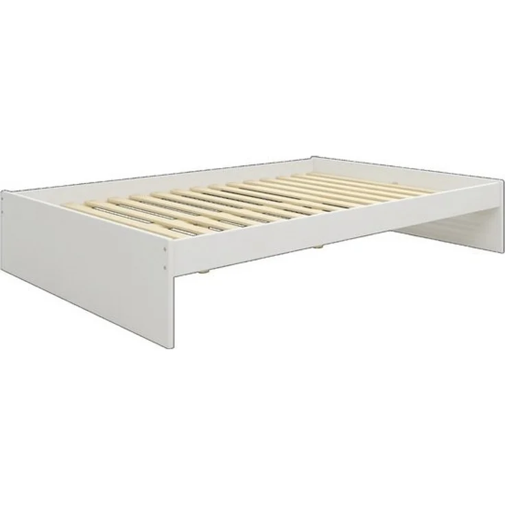 OTTO home Bett Magdala, Futonbett, schlichtes Design, Top Qualität (Belastbarkeit: 200KG), aus robustem MDF, Breite Liegefläche 140 cm, Bettkasten optional – Bild 4