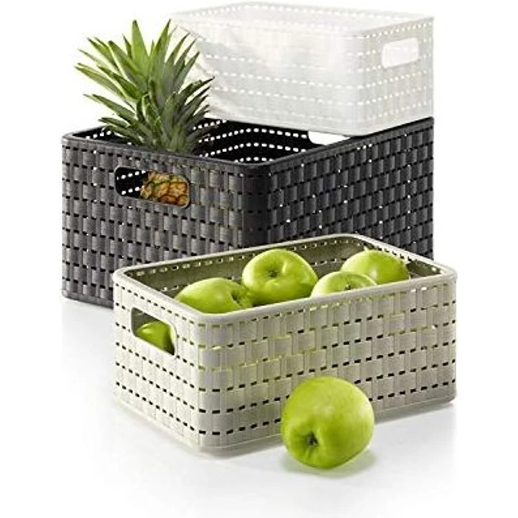 Rotho Korb Country A4, 18 L mistletoe weiß – Bild 6