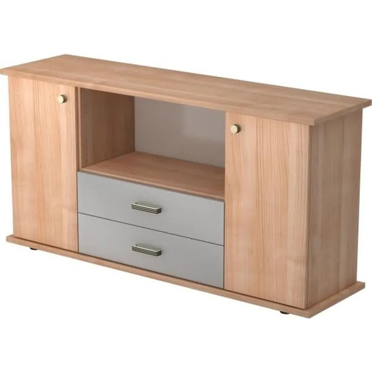 Sideboard 2 Türen, 2 Schübe SG Nussbaum