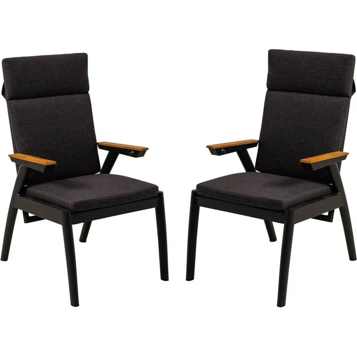 Lesli Living Hochlehner Lesli Living Diningsessel "Florence Alu" im 2er-Set