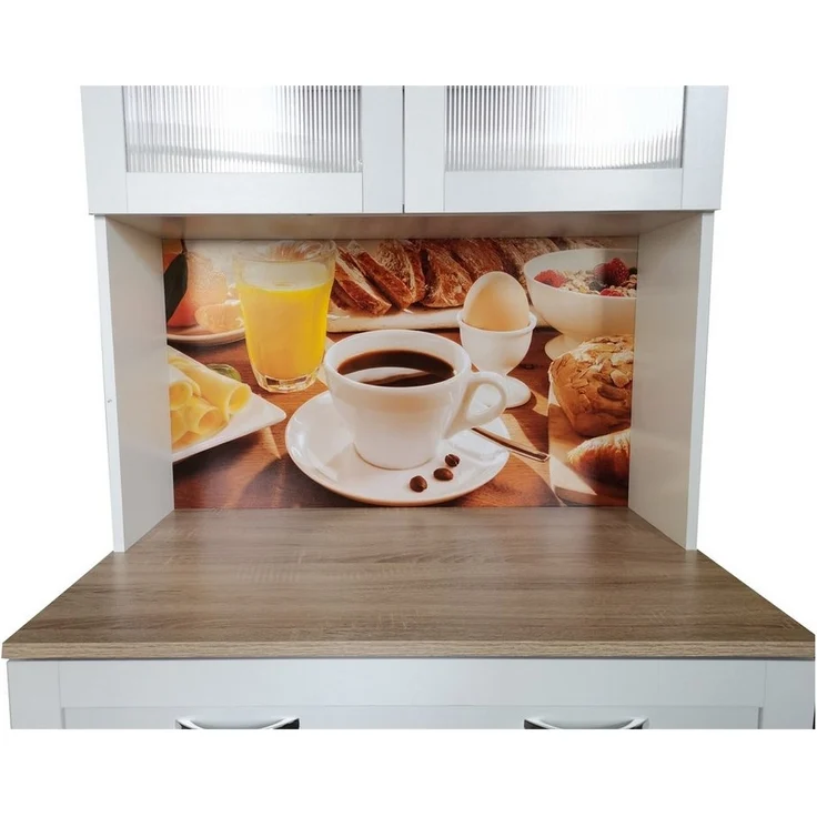 HTI-Living Hochschrank Küchenbuffet 1 Schublade Blanca Bistro (Stück, 1-St, 1x Schrank Blanca, ohne Dekoration) Küchenschrank Hochschrank – Bild 2