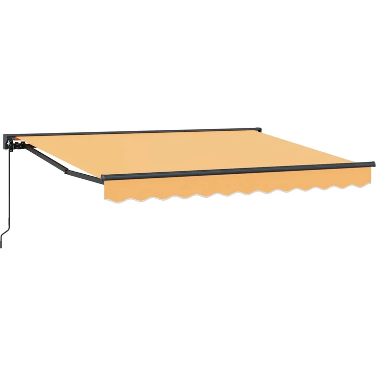 vidaXL Manuell einziehbare Markise Sand 4 × 3,5 m 3426145 – Bild 2
