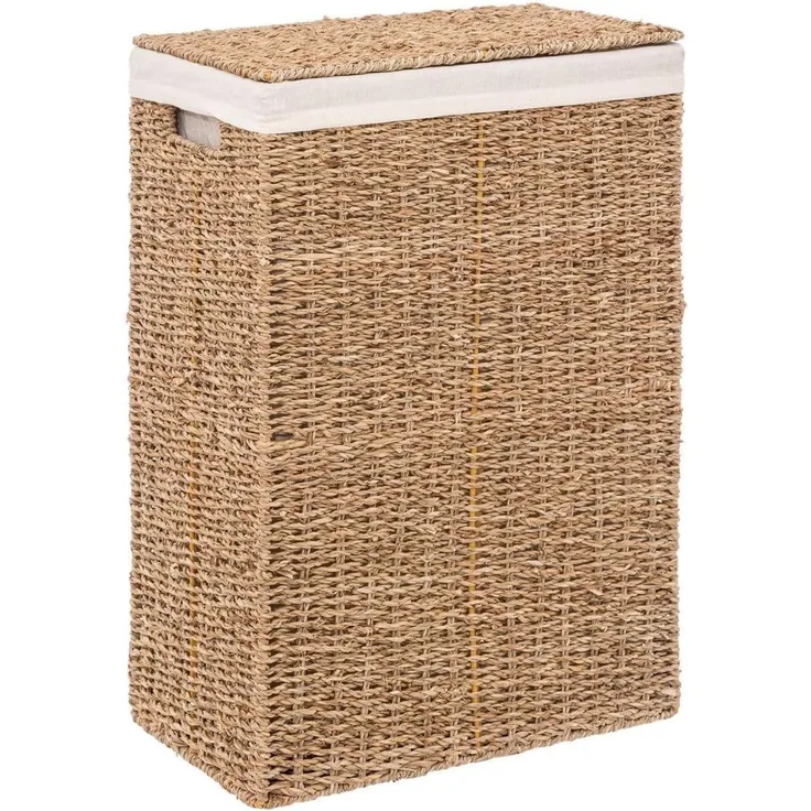 Wäschesammler aus Seegras, 45 L