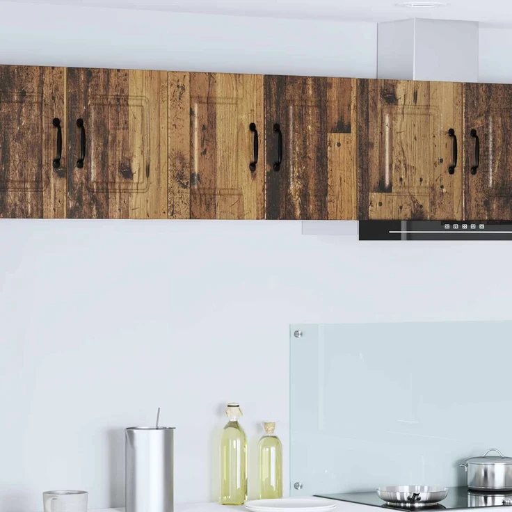 2er-Set Hängeschranke, Küchenschrank Altholz 30 x 31 x 40 cm Holzwerkstoff – Bild 2