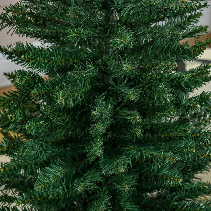 HOMCOM Weihnachtsbaum, Kunststoff, Metall, Grün, Ø46 x 150H cm – Bild 9