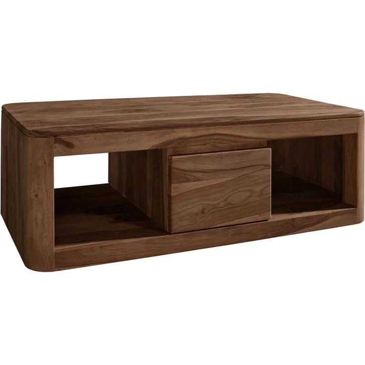 Couchtisch Sheesham 118x65x40 smoked cherry gebeizt TORONTO #152 – Bild 1