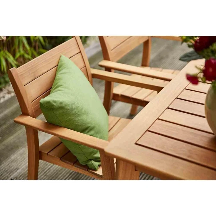 SIENA GARDEN PRIME Dekokissen, Bezug aus 100% Polypropylen, Dessin 202, Farbe Grün – Bild 5