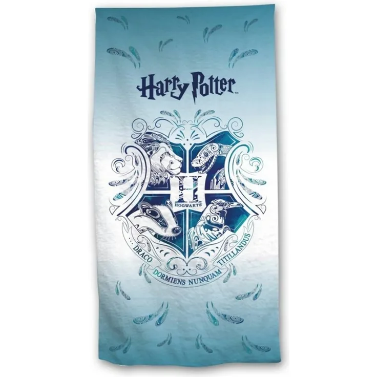 Harry Potter Strandtuch Harry Potter Hogwarts Badetuch, Mikrofaser, 70x140 cm