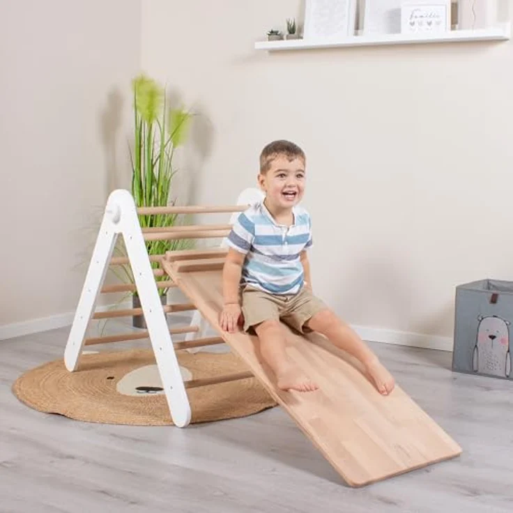 babybay Kletterdreieck Littlefoot weiß lackiert – Bild 7