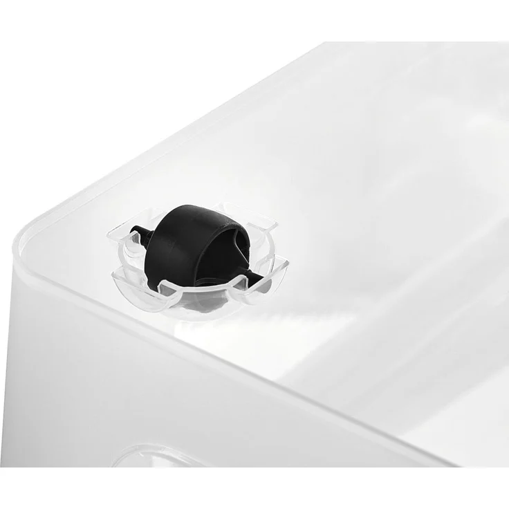 Gardissimo CLIP Aufbewahrungsbox Kunststoffbox Klarsichtbox Box rollbar – Bild 5