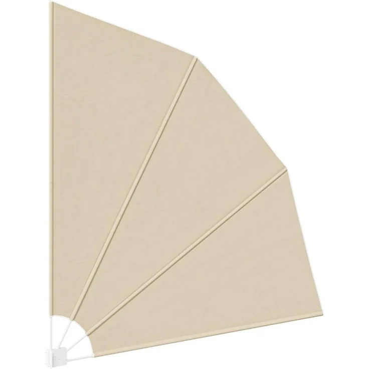 vidaXL Balkon Sichtschutz Beige 210 x 210 cm Polyester 42000934 – Bild 5