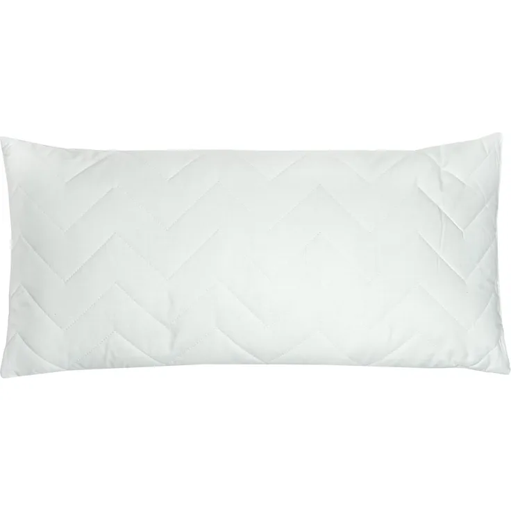 ZOLLNER Kopfkissen, Füllung: 100% Silikonisierte Polyesterhohlfaserbällchen, Seitenschläfer, 40 x 80 cm, 50% Polyester, 50% Baumwolle, vom Hotelwäschespezialisten