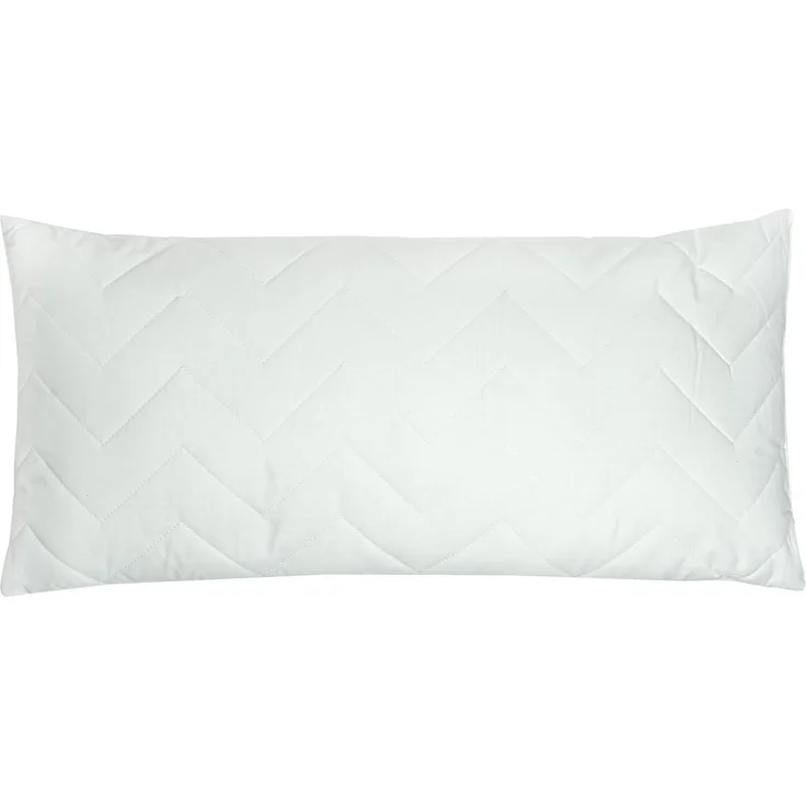ZOLLNER Kopfkissen, Füllung: 100% Silikonisierte Polyesterhohlfaserbällchen, Seitenschläfer, 40 x 80 cm, 50% Polyester, 50% Baumwolle, vom Hotelwäschespezialisten