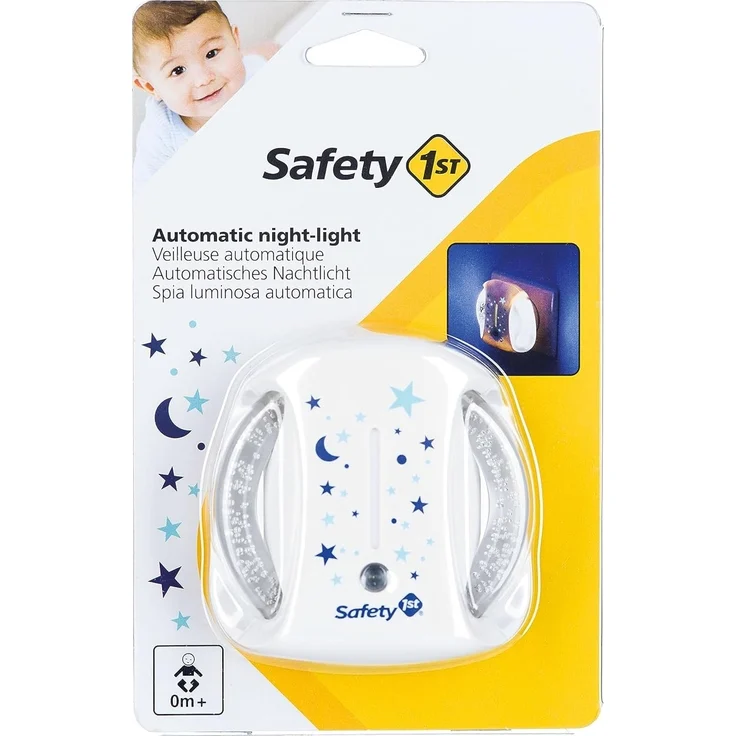 Safety 1st Nachtlicht Steckdose, Automatisches Nachtlicht mit Lichtsensor, beruhigende Nachtlampe für Baby und Kinder, Stromsparend, Kein Erhitzen, weiß – Bild 3
