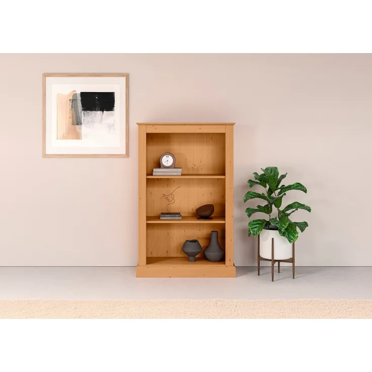 Home affaire Bücherregal Liotta, Mit Sockel und 2 Regalböden