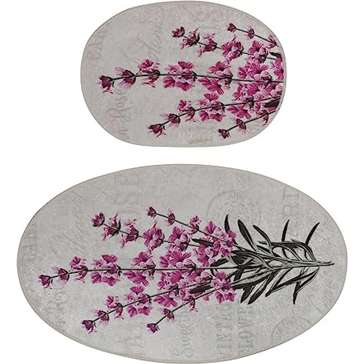 Badteppich Set 2-teilig Lavendel – Bild 6