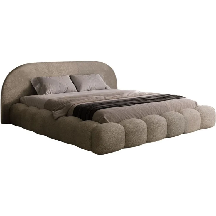Compleo Polsterbett OMBIS, Wolkenbett mit Bettkasten und Lattenrost, Designer-Bett, MADE IN EU – Bild 3