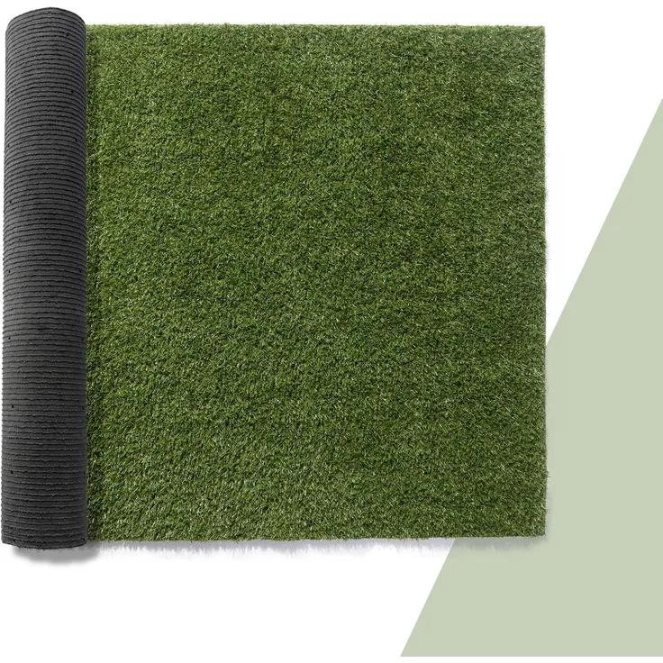 Paco Home Kunstrasen für Garten Balkon Terrasse Rasenteppich Indoor Outdoor Teppich Natürlich Weich Natur Optik Waschbar, Model:18mm, Größe:200x350 cm