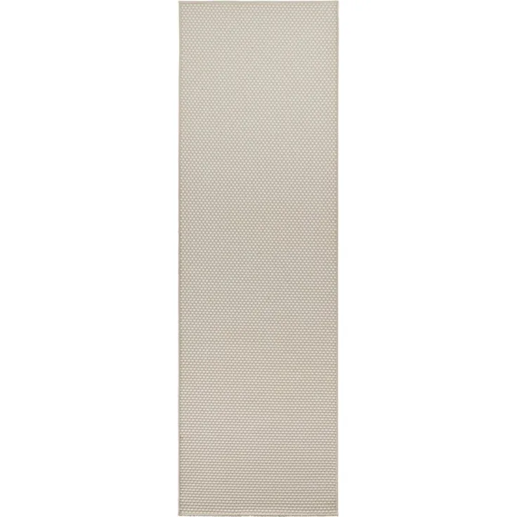 Flachgewebe Läufer Nature Ivory - 80x250x0,5cm