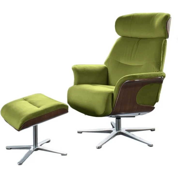 KAWOLA Relaxsessel TOSAR, Drehsessel mit Hocker und Relaxfunktion verschiedene Bezüge und Farben