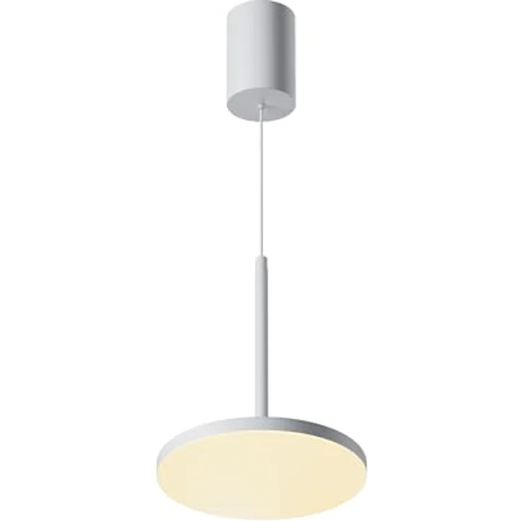 MAYTONI DECORATIVE LIGHTING Pendelleuchte Plato, moderne Aluminiumleuchte, 12W, 790 Lumen, warmweiß, für Küche, Schlafzimmer, Wohnzimmer, Esszimmer, Lobby – Bild 1
