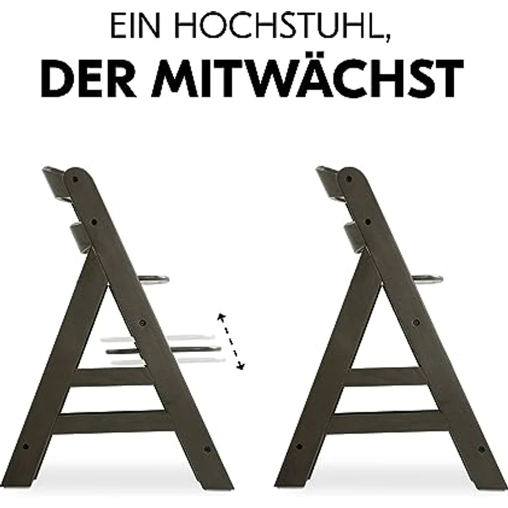 Hauck Hochstuhl Alpha + Select charcoal – Bild 8