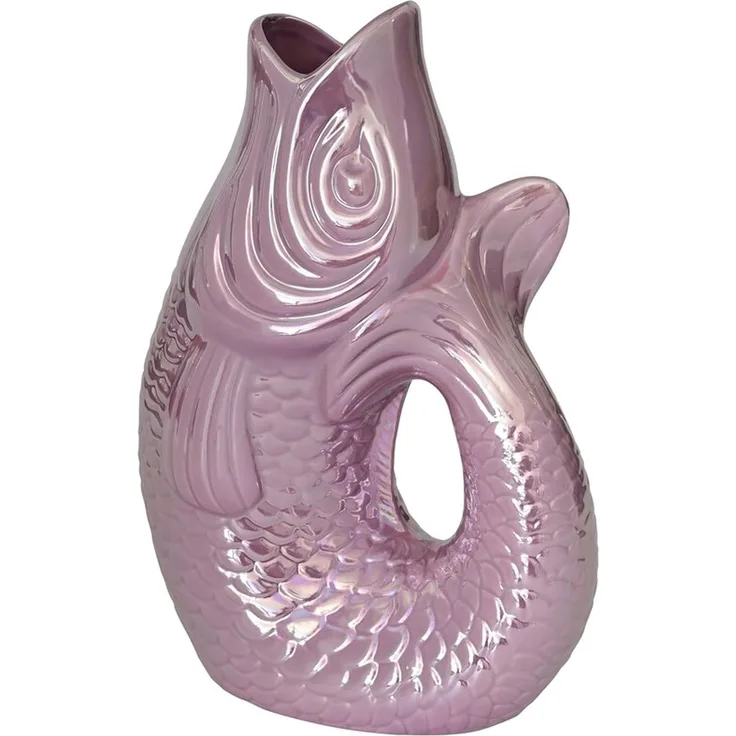Gift Company Monsieur Carafon Fisch Vase L rainbow violett 2,7 L