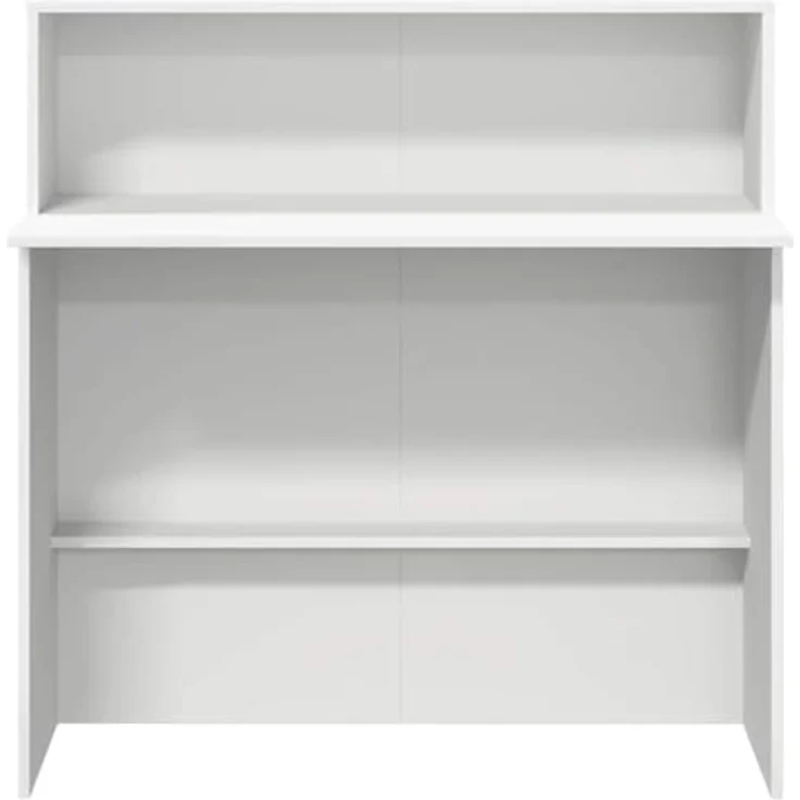 vidaXL Empfangstresen Weiß 100 x 50 x 103,5 cm Holzwerkstoff 859024 – Bild 6