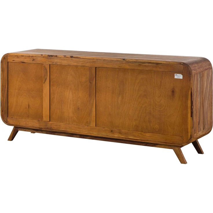 Sideboard Sheesham 173 x 40 x 75 hellbraun lackiert MAILAND #102 – Bild 10