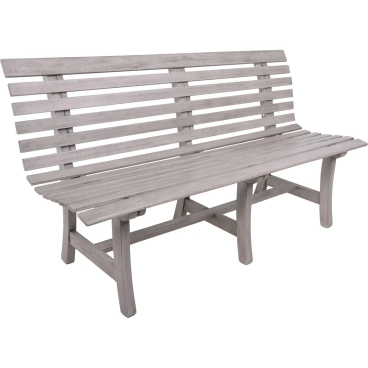 Zeitlose FSC-Eukalyptusbank in moderner Grey-Washed Optik – Bild 2