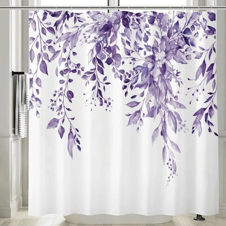 M&W DAS DESIGN Duschvorhang Shower curtains Anti schimmel Waschbar Badezimmer gardinen 180X200 – Bild 1