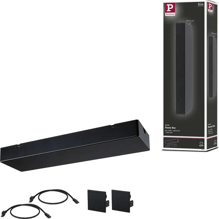Paulmann Einspeisung für Lichtleiste Linion Power Box 120 W Kunststoff schwarz
