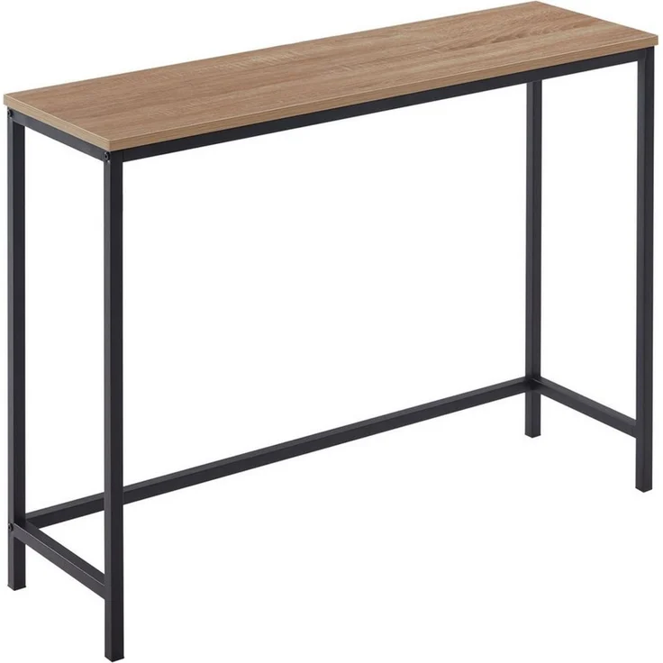 Lifewit Wangentisch Konsolentisch Metallrahmen, schmaler Flur Beistelltisch rustikal. (Set, 1 Tisch), Kratzfest, Lagerung – Bild 1