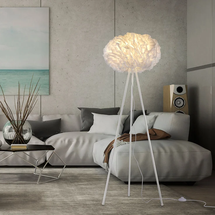 RGB LED Stehleuchte, Fernbedienung, Smart App, H 140 cm – Bild 5
