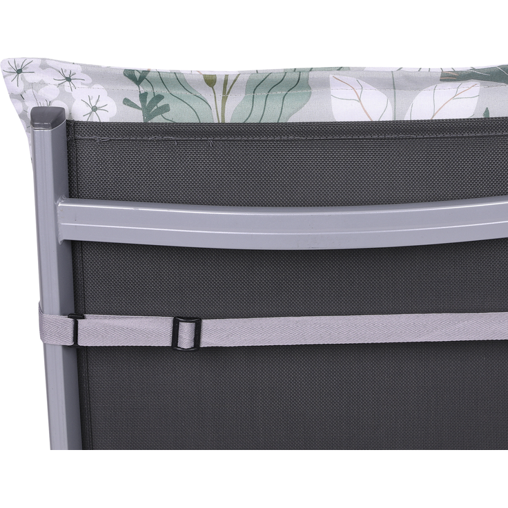 Sitzauflage hoch 50x120, 19246-01, seitliche Kordelbänder, 65% Polyester, 35% Baumwolle – Bild 4