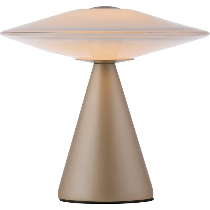 Paul Neuhaus LED Tischleuchte ELIPSA, Memoryfunktion, LED fest integriert, Warmweiß, Touchdimmer, Memoryfunktion, Opalglas – Bild 2