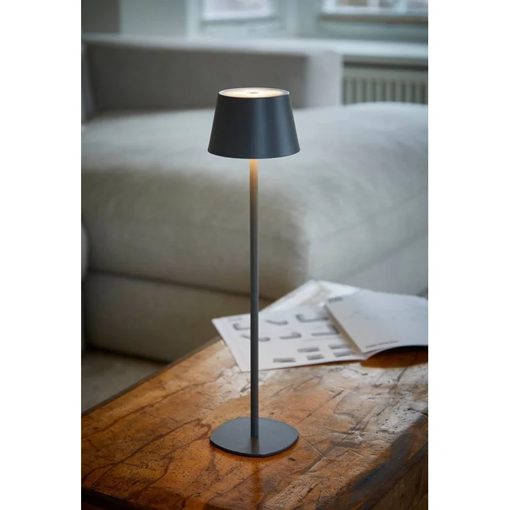 Northpoint LED Tischleuchte LED Akku Tischlampe Flaschenleuchte 3in1 45cm warmweiß – Bild 3