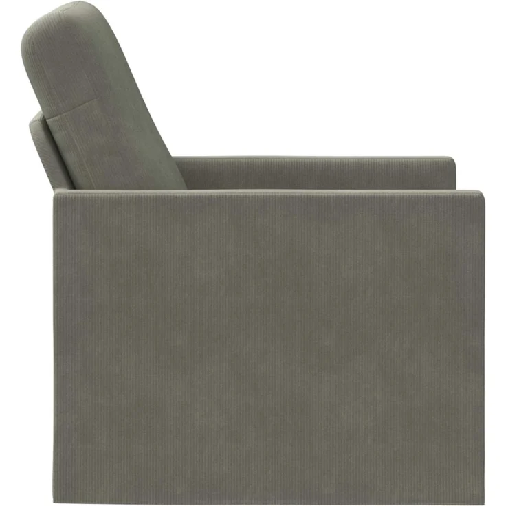 vidaXL Einzelsofa Hellgrau 70 x 81 x 82 cm Cordstoff 42041034 – Bild 3