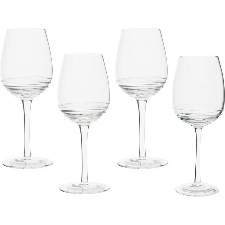 Mikasa Ciara aus rot Weingläser, Glas, transparent, 4-teilig