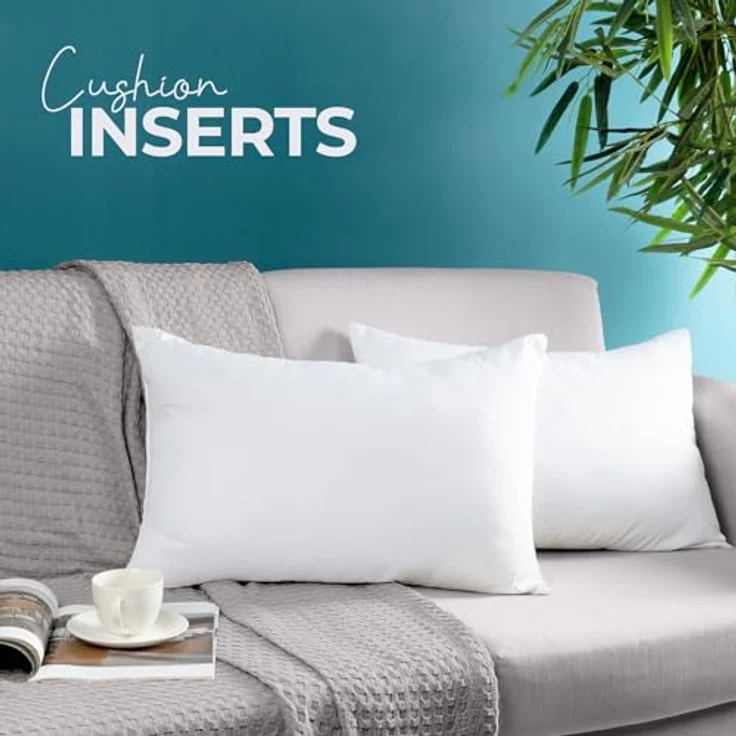 Utopia Bedding 2er Set Kissenfüllung 40x60 cm, Innenkissen Füllkissen Kopfkissen Sofakissen (Weiß) – Bild 6