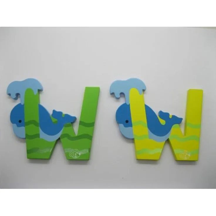 SpielMaus Holzbuchstabe 'W' - 1 Buchstabe, zufällige Auswahl, keine Vorauswahl möglich