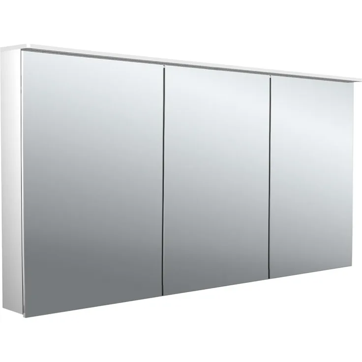 Emco flat 2 Design LED Lichtspiegelschrank mit Lichtsegel, 3 Türen, 1400 x 711 x 113 mm, 979706406 - 979706406