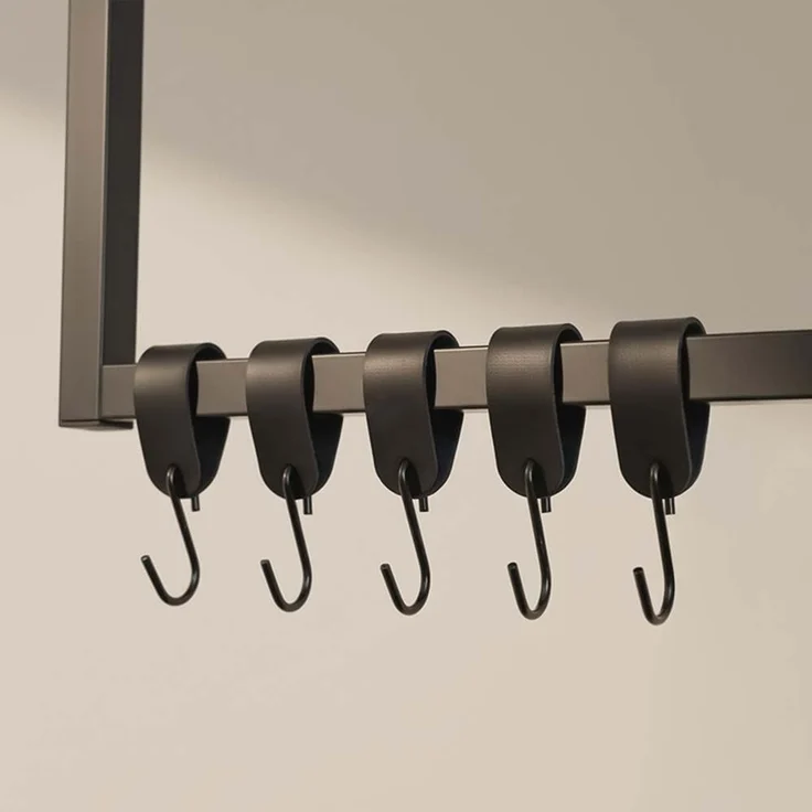 HOME DELUXE S-Haken SHAPE Schwarz - 5 Stück – Bild 2