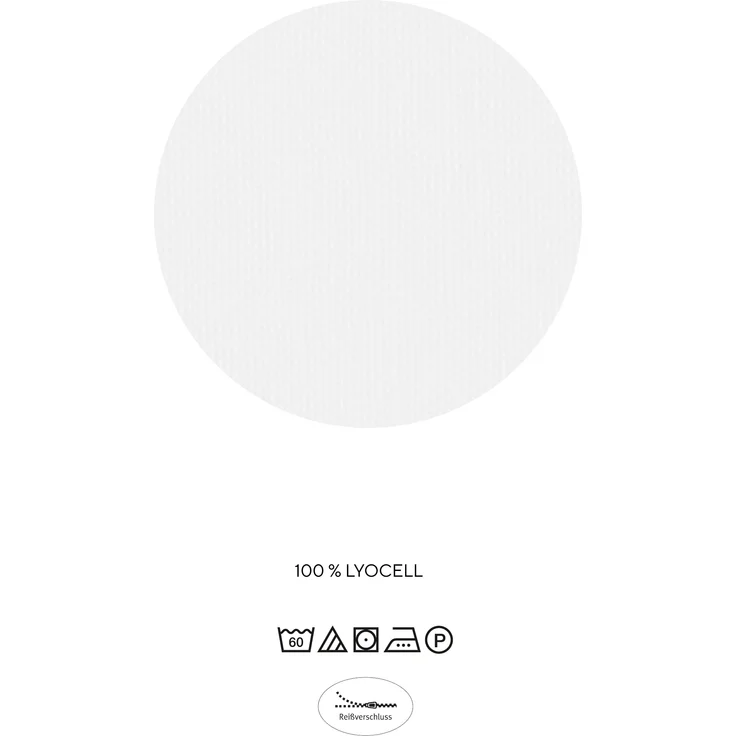 biberna Tencel Bettwäsche SCHMETTERLINGE, weiss, 1x 135x200 cm + 1x 80x80 cm – Bild 5