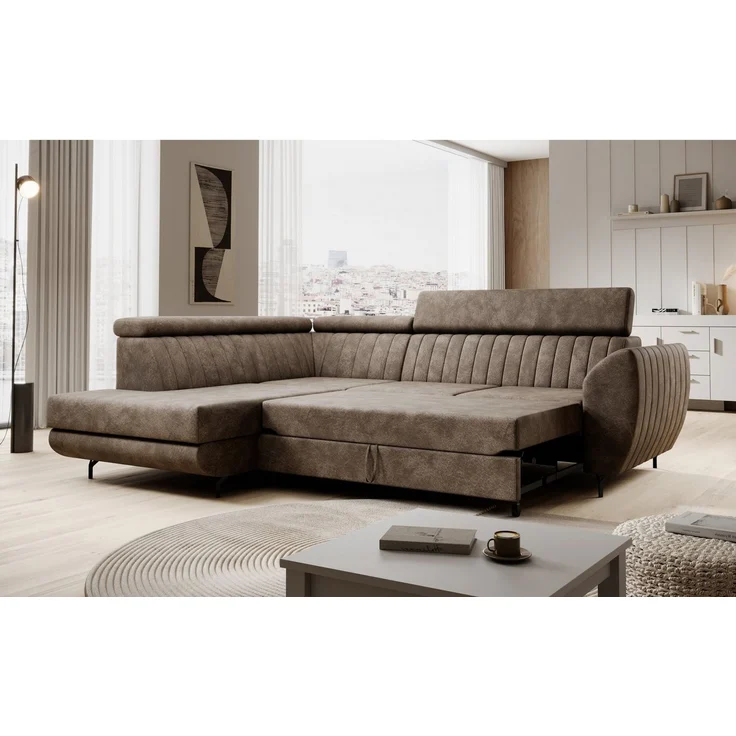 Muffo Ecksofa Spectre, mit Bettkasten, mit Schalffunktion – Bild 3