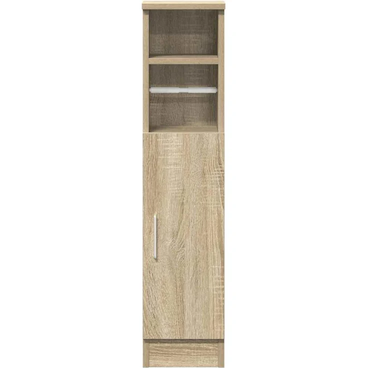 vidaXL Badezimmerschrank mit Rollenhalter Sonoma-Eiche 20,5x22x90 cm 858499 – Bild 4