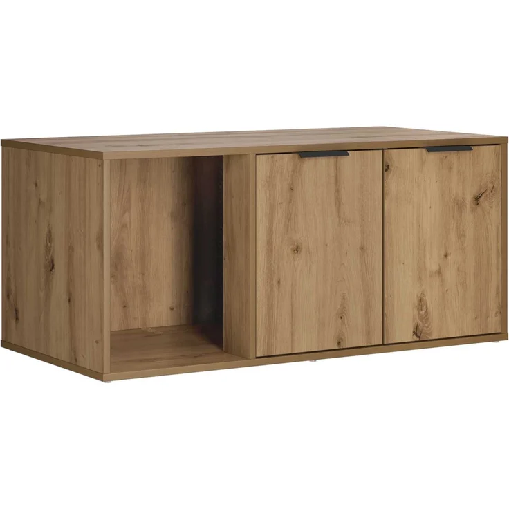 vidaXL Katzenkiste Möbel Artisan-Eiche 100 x 49 x 45 cm Holzwerkstoff 8014758 – Bild 5