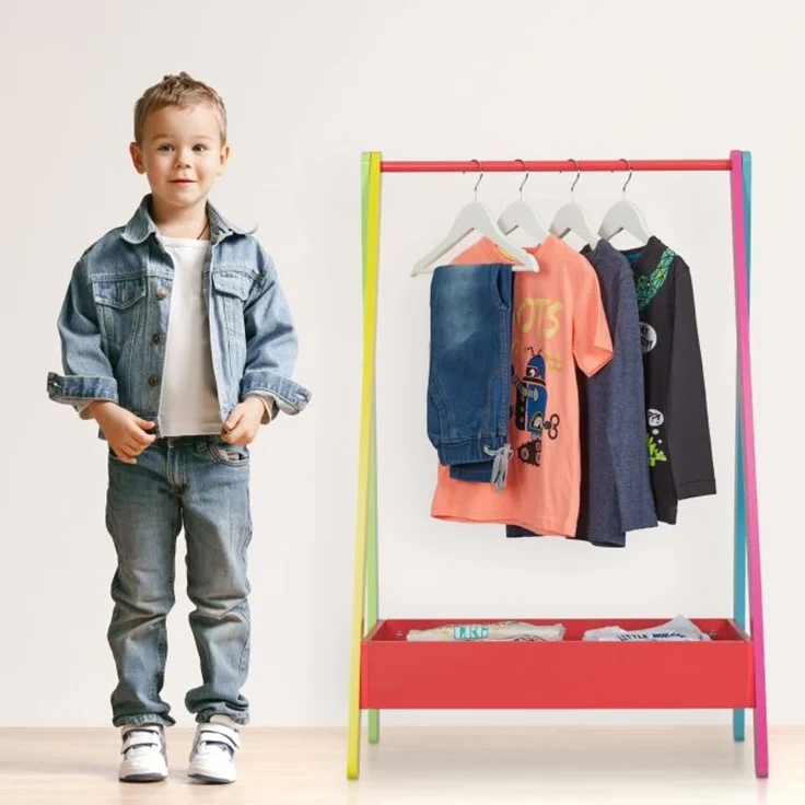 Relaxdays Kleiderständer für Kinder – Bild 3