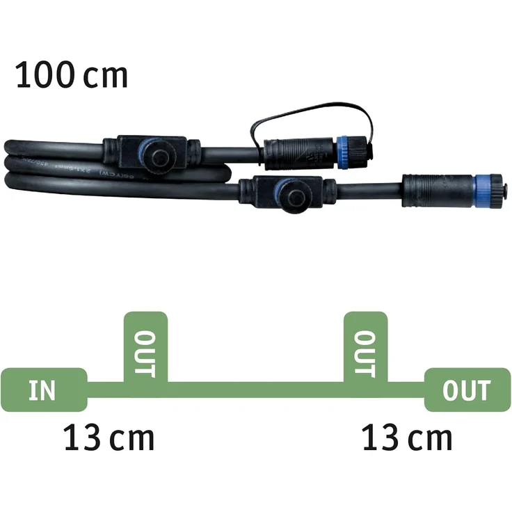 Plug&Shine Verbindungsleitung, schwarz, 2p, 1000mm – Bild 13